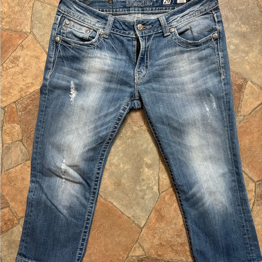 Miss Me Stylish Blue Denim Jeans